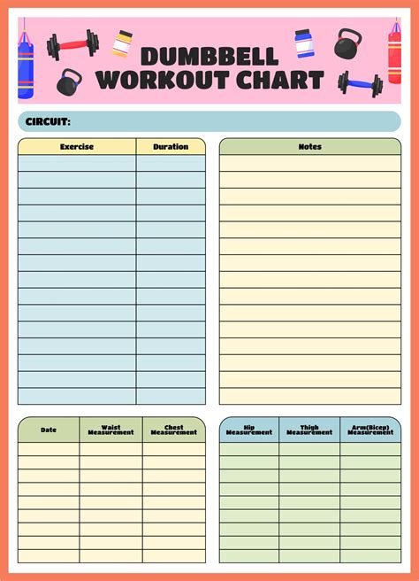 10 Best Free Printable Workout Charts Exercises Workout Chart Vrogue