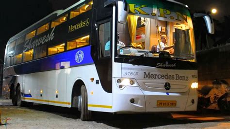 Mercedes Benz Sleeper Bus Kpn Travels Rcbuses India Youtube