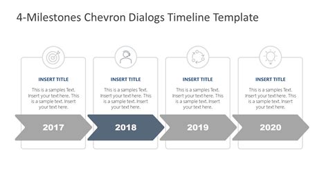 Free Timeline Templates Of Chevron Diagram Slidemodel