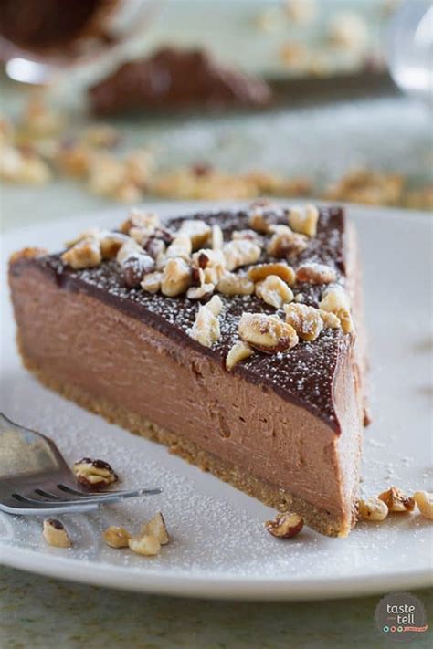 No Bake Nutella Cheesecake Taste And Tell