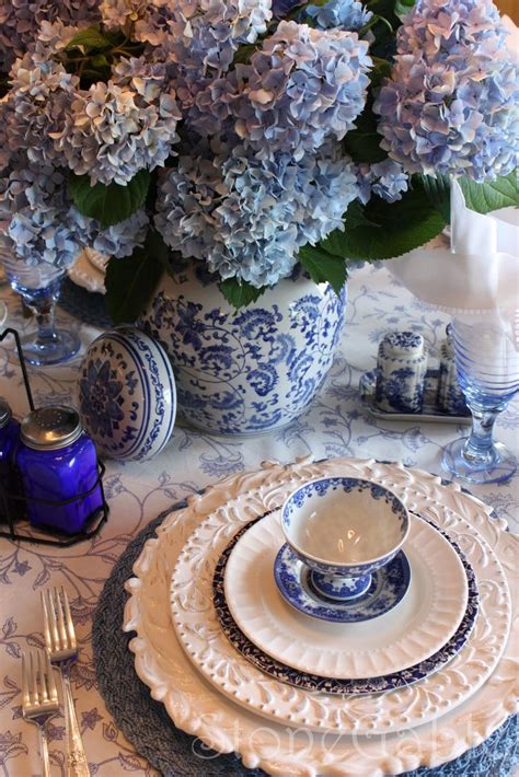 19 Best Blue Willow Tablescape Ideas Images On Pinterest Table Settings Place Settings And