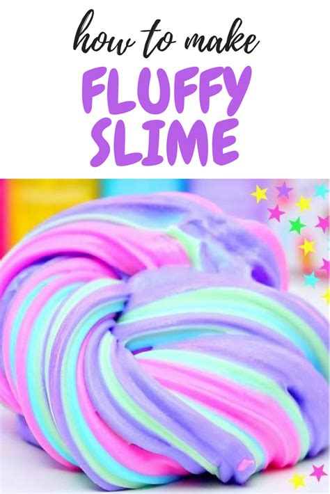 Diy How To Make Fluffy Slime Homemade Slime Making Fluffy Slime