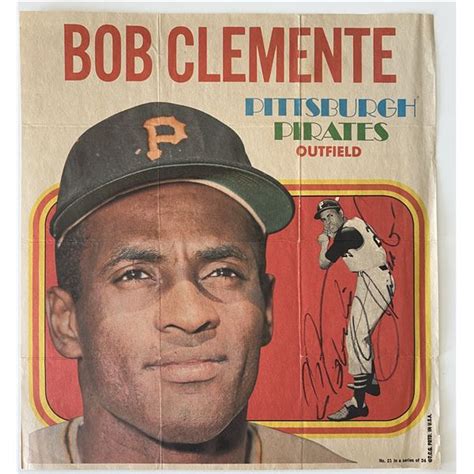 Pittsburgh Pirates Roberto Clemente Signed Print