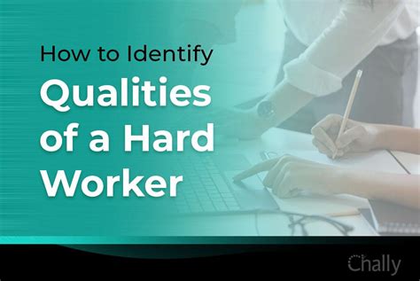 5 Qualities Of A Hard Worker And How To Identify Them Chally