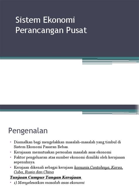 Ciri sistem ekonomi pasar bebas. Sistem Ekonomi Pasaran Bebas Menyelesaikan Masalah Asas ...