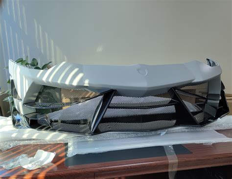 Lamborghini Aventador Forged Carbon Fiber Front Bumper And Splitter