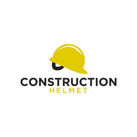 Construction Helmet Logo Icon Element Template Illustration Descarga