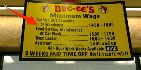 How come you are paying this regional president this much, and i'm only making this much?' i have to say, 'because that person is more valuable. Buc-Ee's Texas Convenience Store Chain Displays Its Pay ...