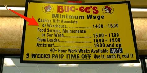 How come you are paying this regional president this much, and i'm only making this much?' i have to say, 'because that person is more valuable. Buc-Ee's Texas Convenience Store Chain Displays Its Pay ...