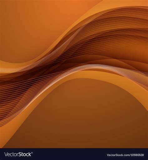 Abstract Brown Background With Wave Royalty Free Vector