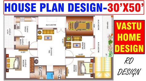 3 Bed Room House Plan 30x50 House Designs Low Budget House Rd