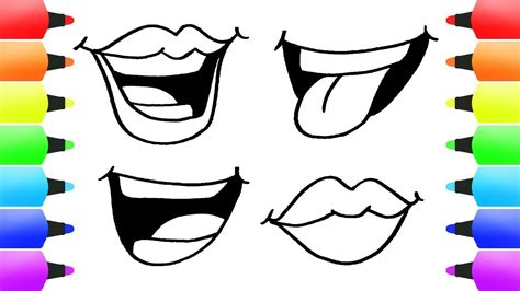 Mouth Clipart Easy Cartoon Mouth Easy Cartoon Transparent Free For