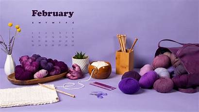 Calendar February Desktop Background Knitpicks Yarn Wallpapers