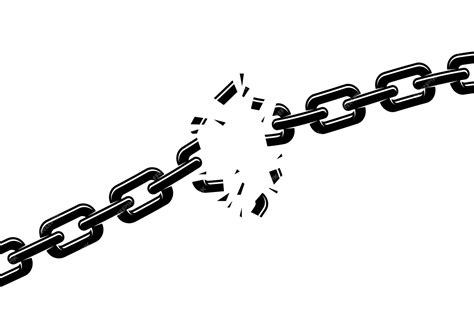 Premium Vector Breaking Chain Freedom And Liberty Concept Vector