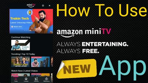 How To Use Amazon Mini Tv App Introducing Amazon Mini Tv Free