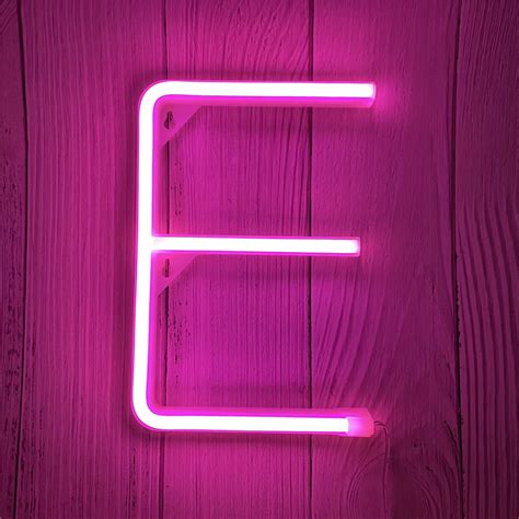 Buy Enuoli Led Letter Neon Lights Pink Neon Sign Light Up Marquee
