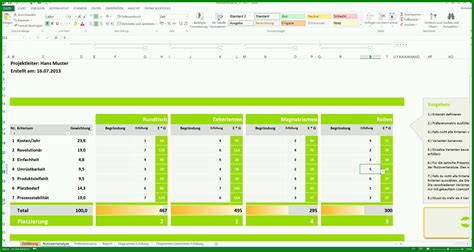 Vorlagen in ms excel lässt sich unkompliziert ein zeitplan erstellen. Faszinieren Bewertungsmatrix Vorlage (2019 Update)