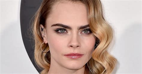 Cara Delevingne Dyed Her Hair Brown And Got A Shag Haircut Popsugar Beauty