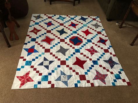 Fettered Friendship Stars Quilt For Phyllis 121218 18 Friends Made