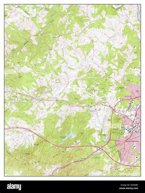 Charlottesville West Virginia Map 1973 124000 United States Of