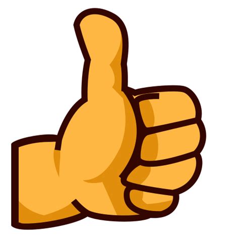 Thumbs Up Sign Emoji For Facebook Email And Sms Id 1338 Uk