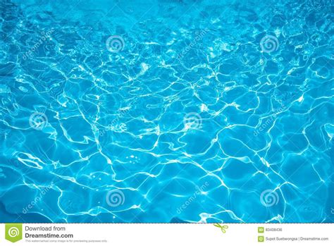 Blue Water Surface And Ripple Wave In Pool Stock Photo Image Of