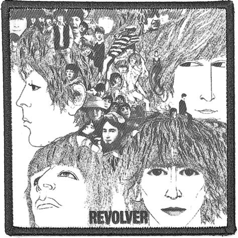 The Beatles Standard Patch Revolver Album Cover Loose By The Beatles Beatalbpat07