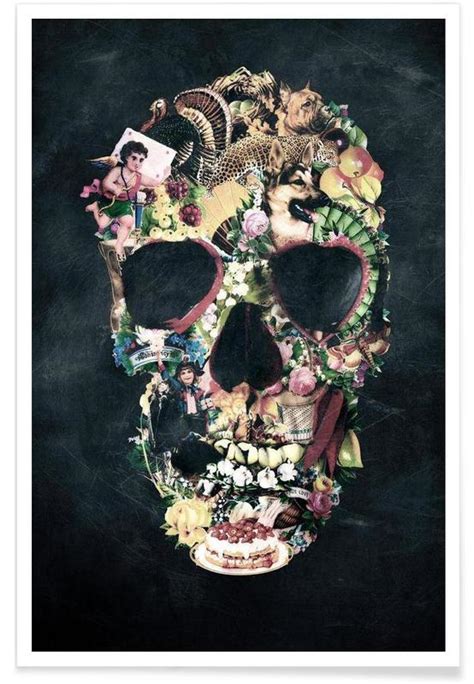 Vintage Skull Poster Juniqe