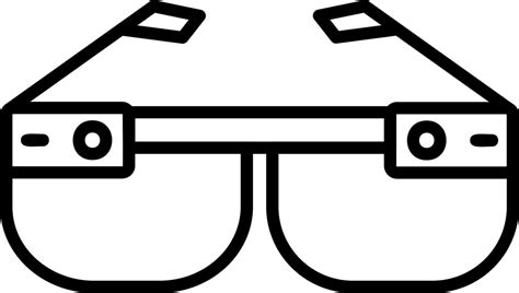Smart Glasses Vector Icon 19965534 Vector Art At Vecteezy