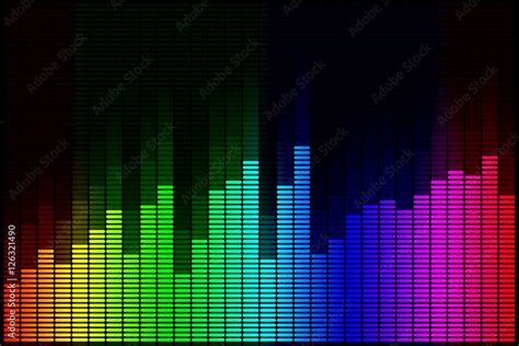 Audio Spectrum Design Background Sound Wave Background Stock