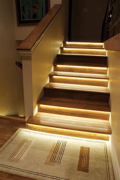 It's a style accessory, too. Ambient Staircase Lighting - Diode LED