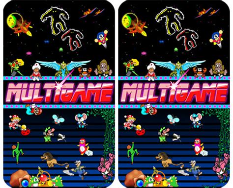 Classic Arcade custom Video Arcade Side Art - Arcadeoverlays