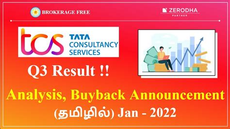 Tcs Q Result Analysis Buyback Announcement Jan Youtube