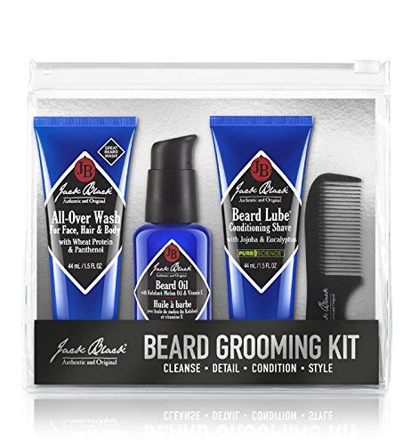 The beard oil formula provides hydration and natural shine to. Jack Black - Jack Black Beard Grooming Kit - Walmart.com ...