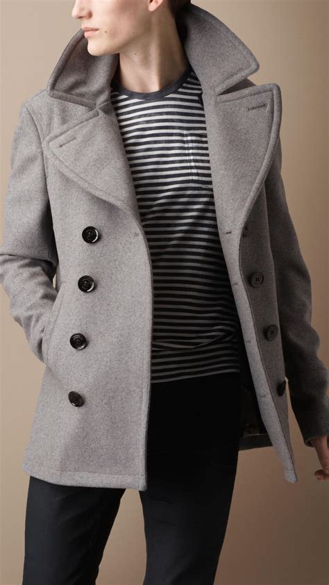 Burberry Pea Coat Men