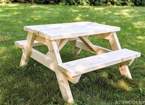 Childrens Picnic Table Free Woodworking