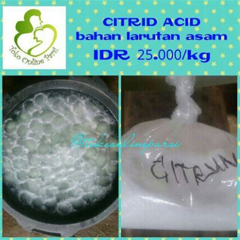 Jual Asam Sitrat Citric Acid Sitrunsit Kg Shopee Indonesia