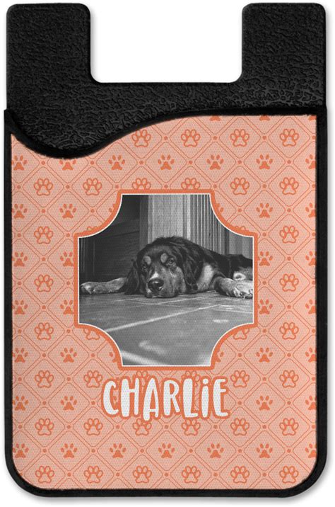 Pet Photo 2 In 1 Cell Phone Credit Card Holder And Screen Cleaner