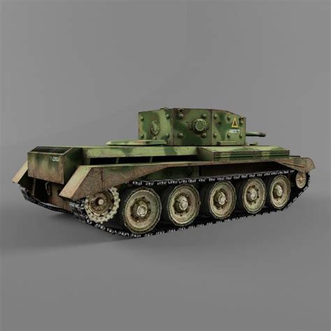 The Cromwell Medium Tank 3d Model 9 Obj Fbx 3ds Max Free3d