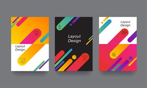 Colorful Design Layout Template 833414 Vector Art At Vecteezy