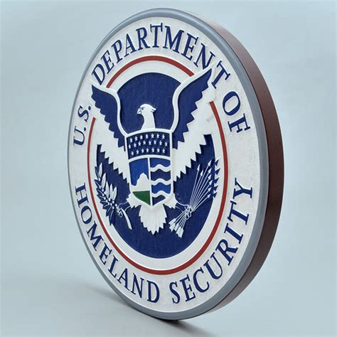 Us Department Of Homeland Security 14″ Wall Plaque