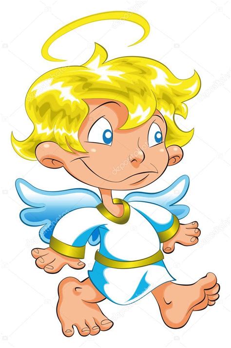 Little Angel Cartoon Vector Character Cartoon Vector Cartoons