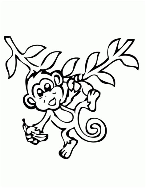 Once each image is completed you will have a highly artistic and. Monkey Coloring Pages | ColoringMates. - ClipArt Best ...
