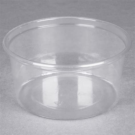 Choice 12 Oz Clear Plastic Round Deli Container 50pack