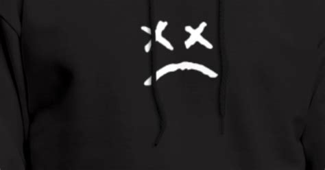 Lil Peep Sad Face Mens Hoodie Spreadshirt