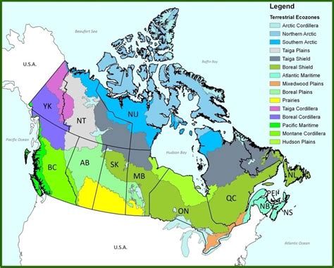 Ecozone Map Of Canada