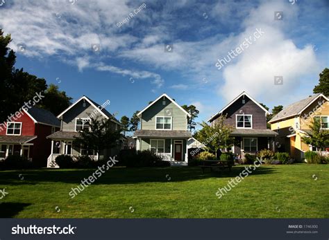 Row Of Multi Colored Houses Stock Photo 1746300 Shutterstock