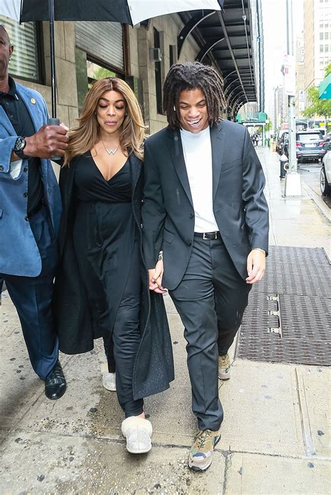 Tv Host Wendy Williams And Son Kevin Williams Jr Are All Smiles While