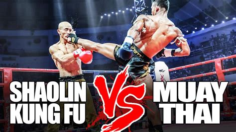 kung fu vs muay thai kickboxing youtube