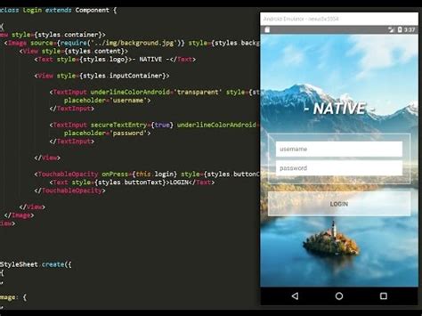 With native mobile app development, the app is created and optimized for a specific platform. React Native Tutorial - Making a Login App with profile ...
